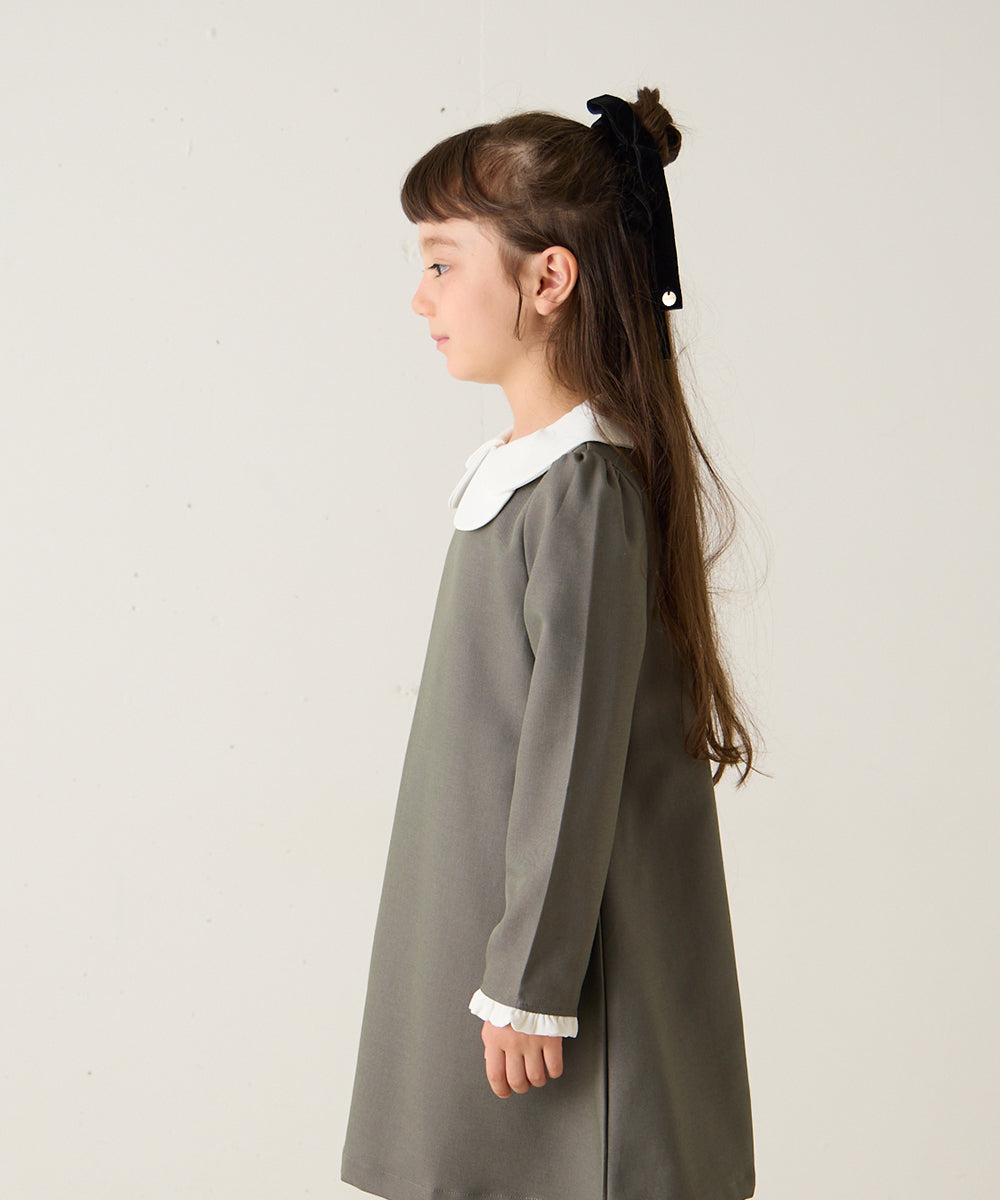 チャーム付きベルベットヘアリボン