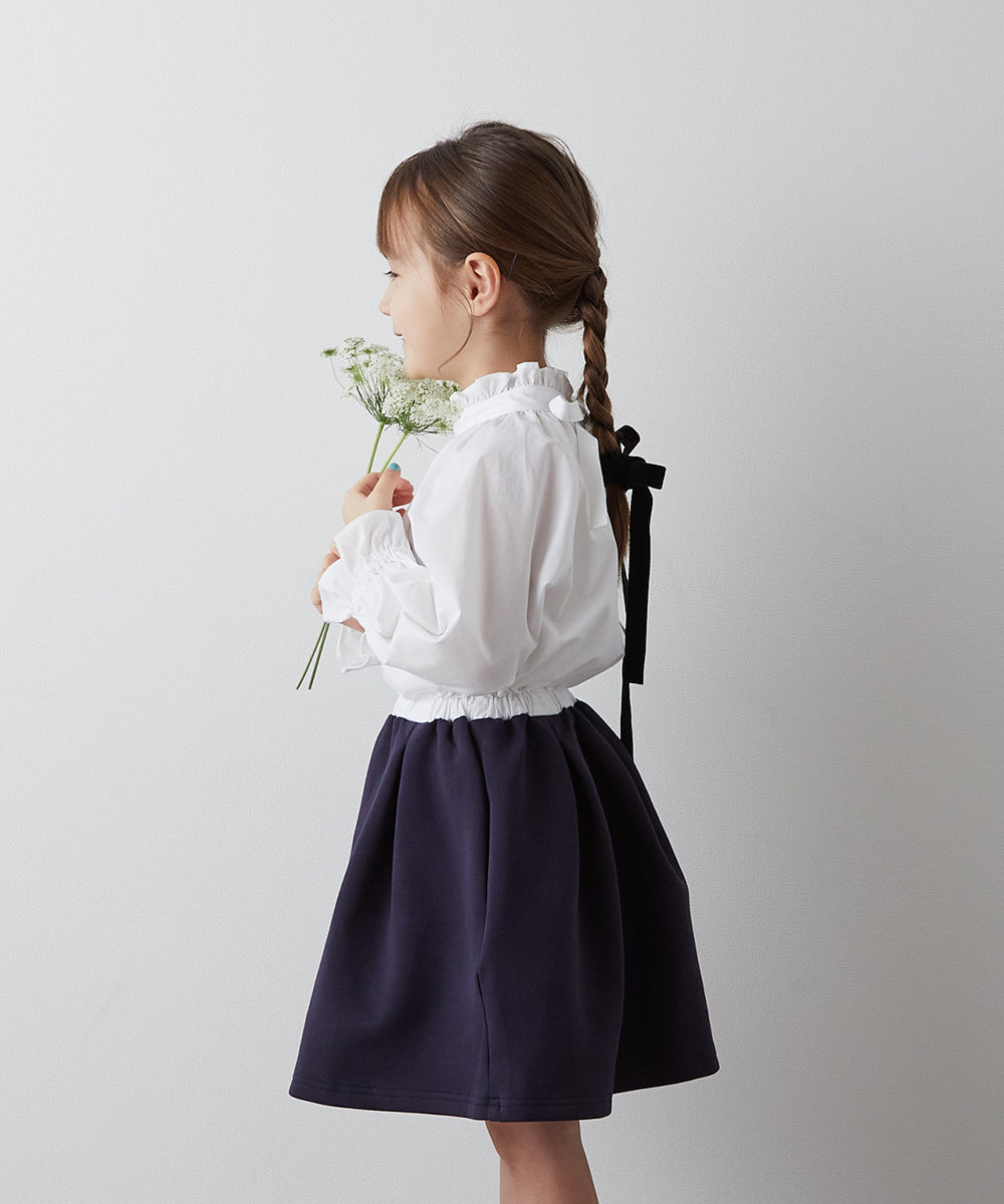 チャーム付きベルベットヘアリボン