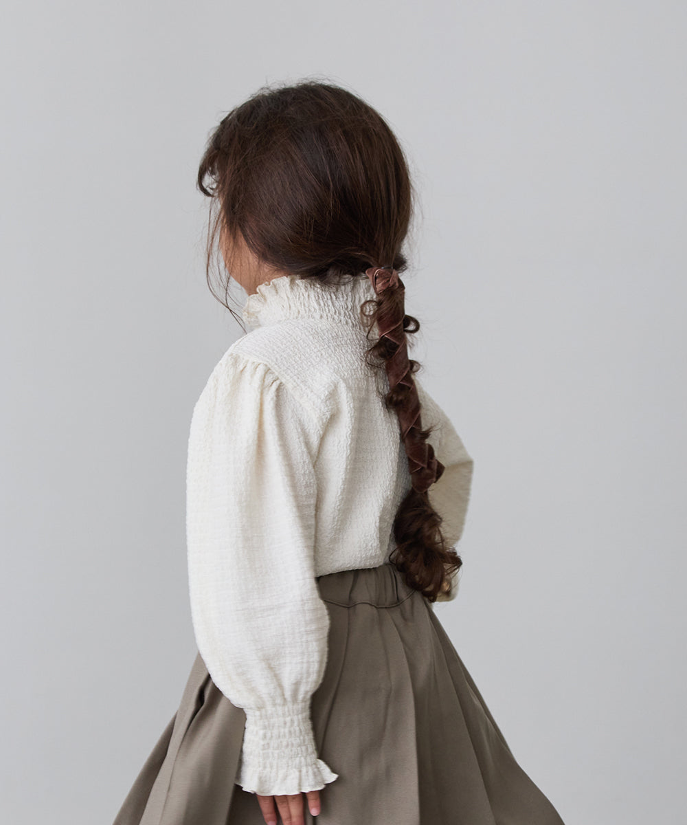 チャーム付きベルベットヘアリボン