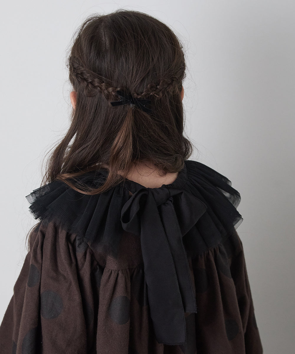 チュール付け襟