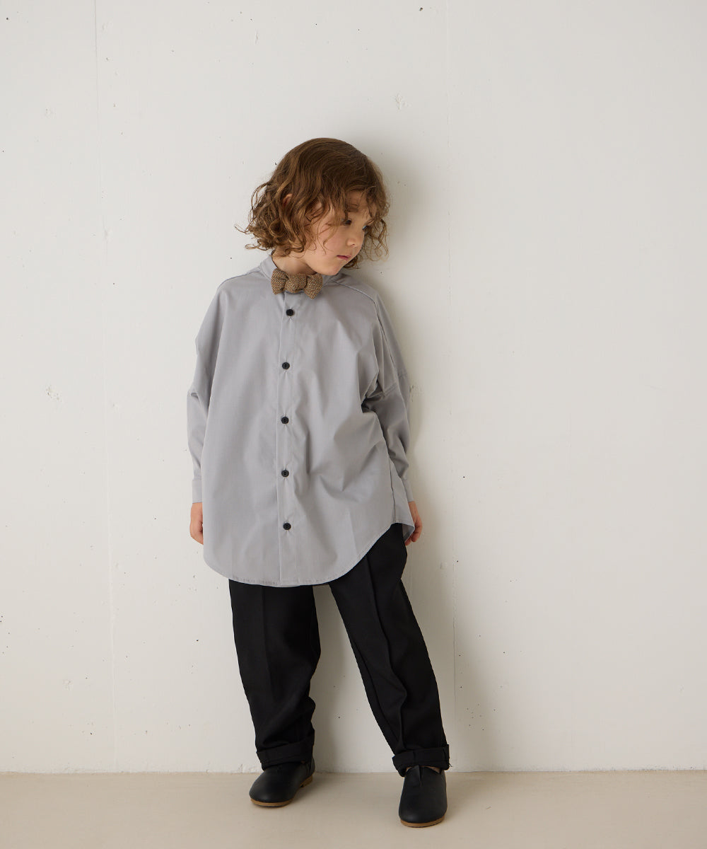 ヘリンボーン柄蝶ネクタイ(ボタン取り外しシャツ対応)