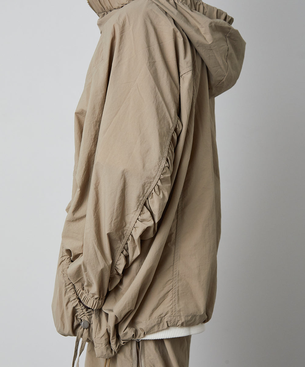 撥水加工フーデットブルゾン