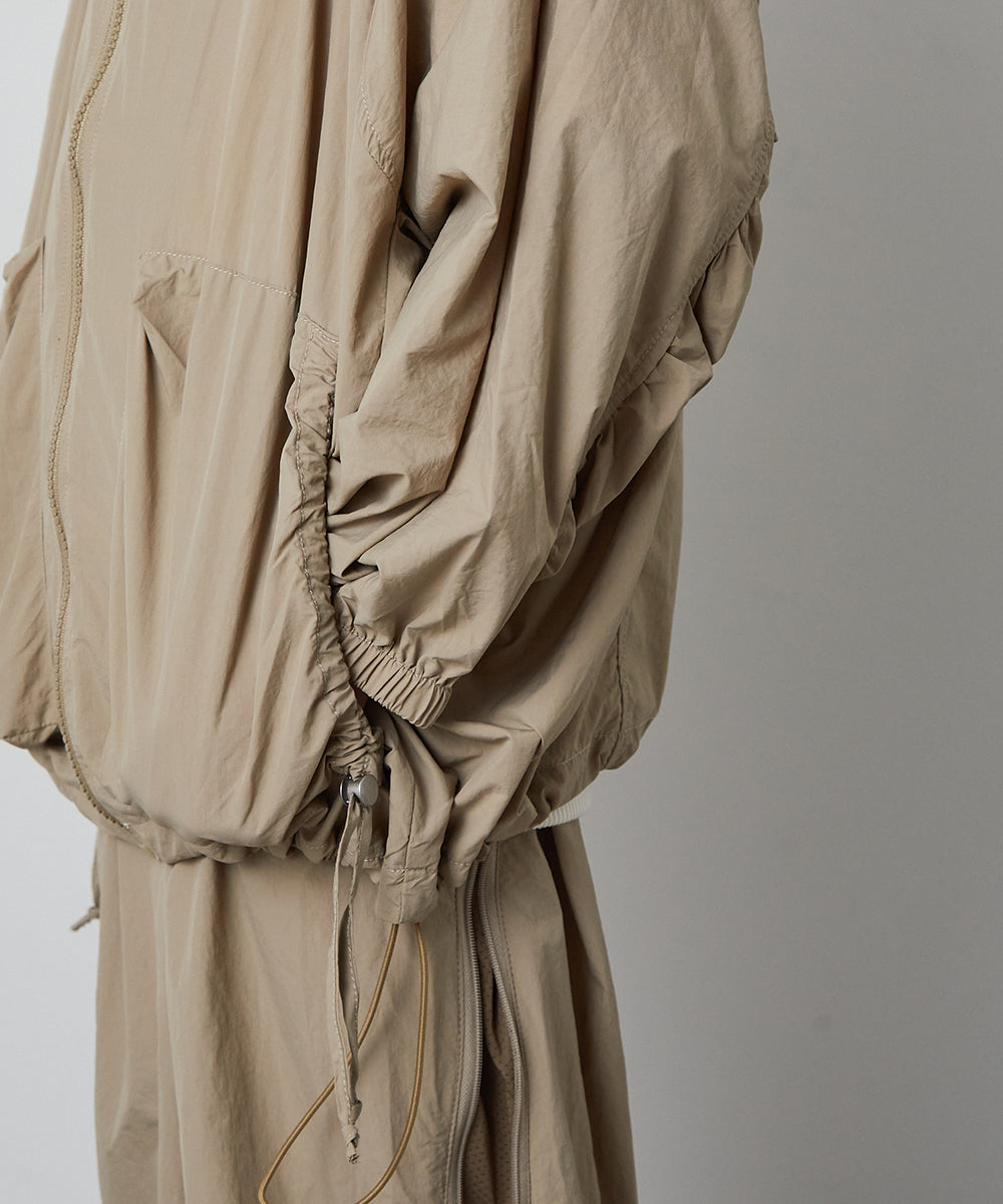 撥水加工フーデットブルゾン