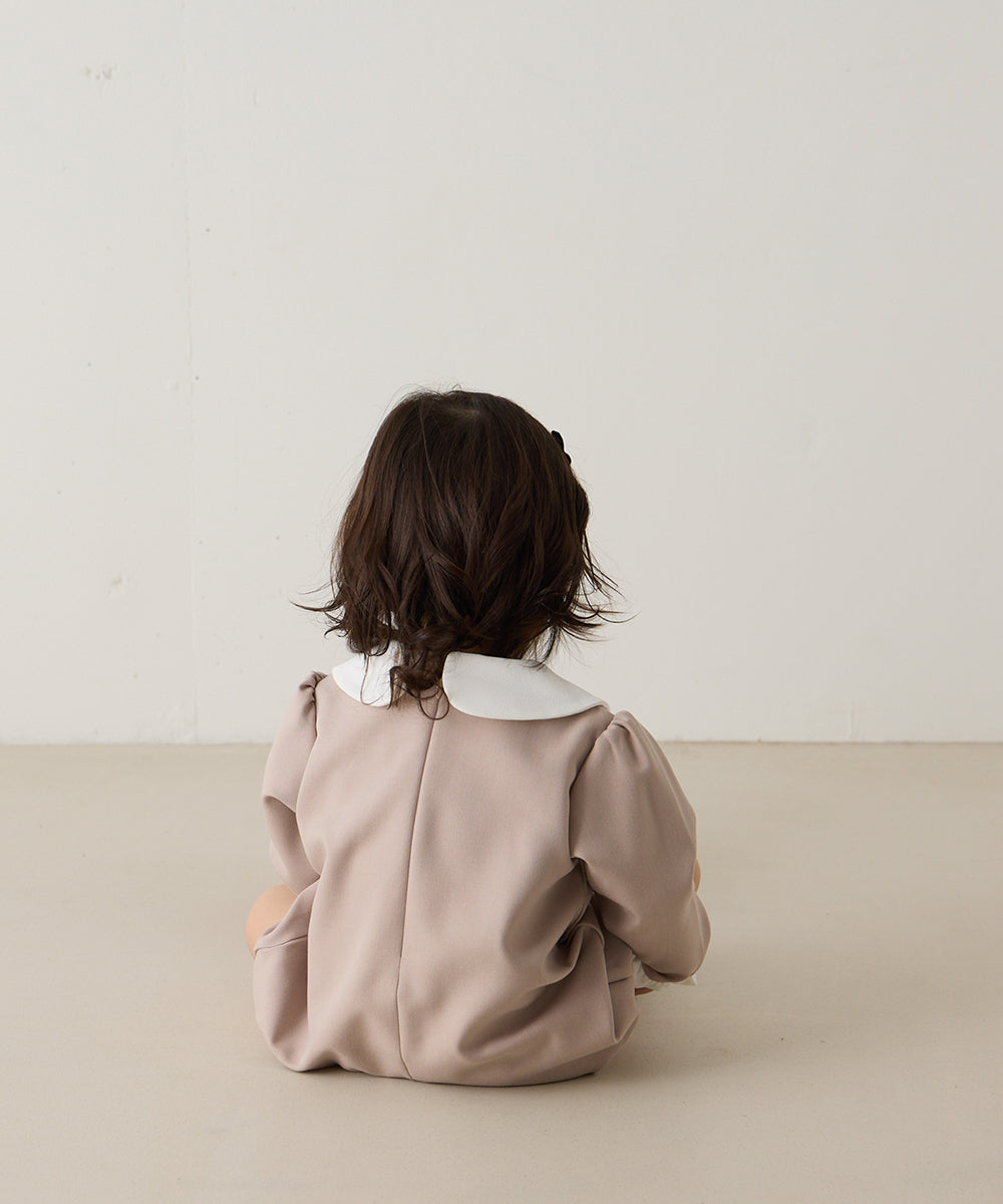 【リンクコーデ】ダブルカラーセレモニーロンパース