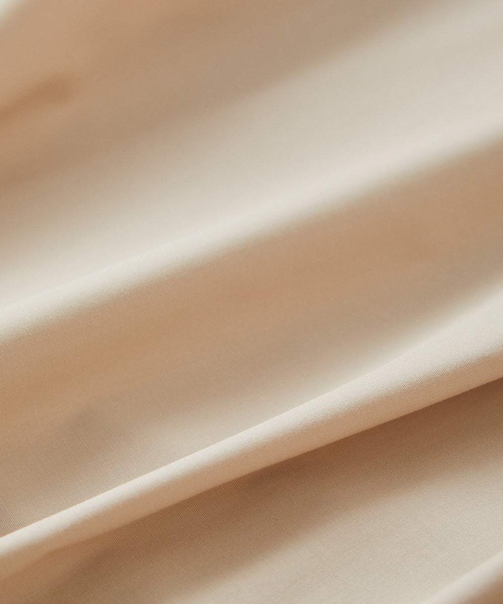 バンドカラーリラックスシャツ(ボタン取り外し対応)