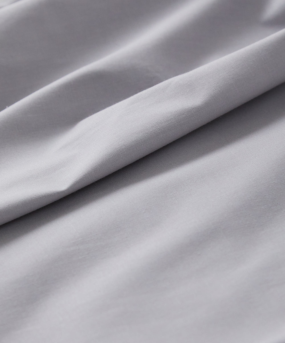 バンドカラーリラックスシャツ(ボタン取り外し対応)