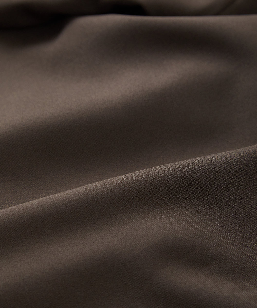 ノーカラージャケットセットアップ(裏地ストライプ)