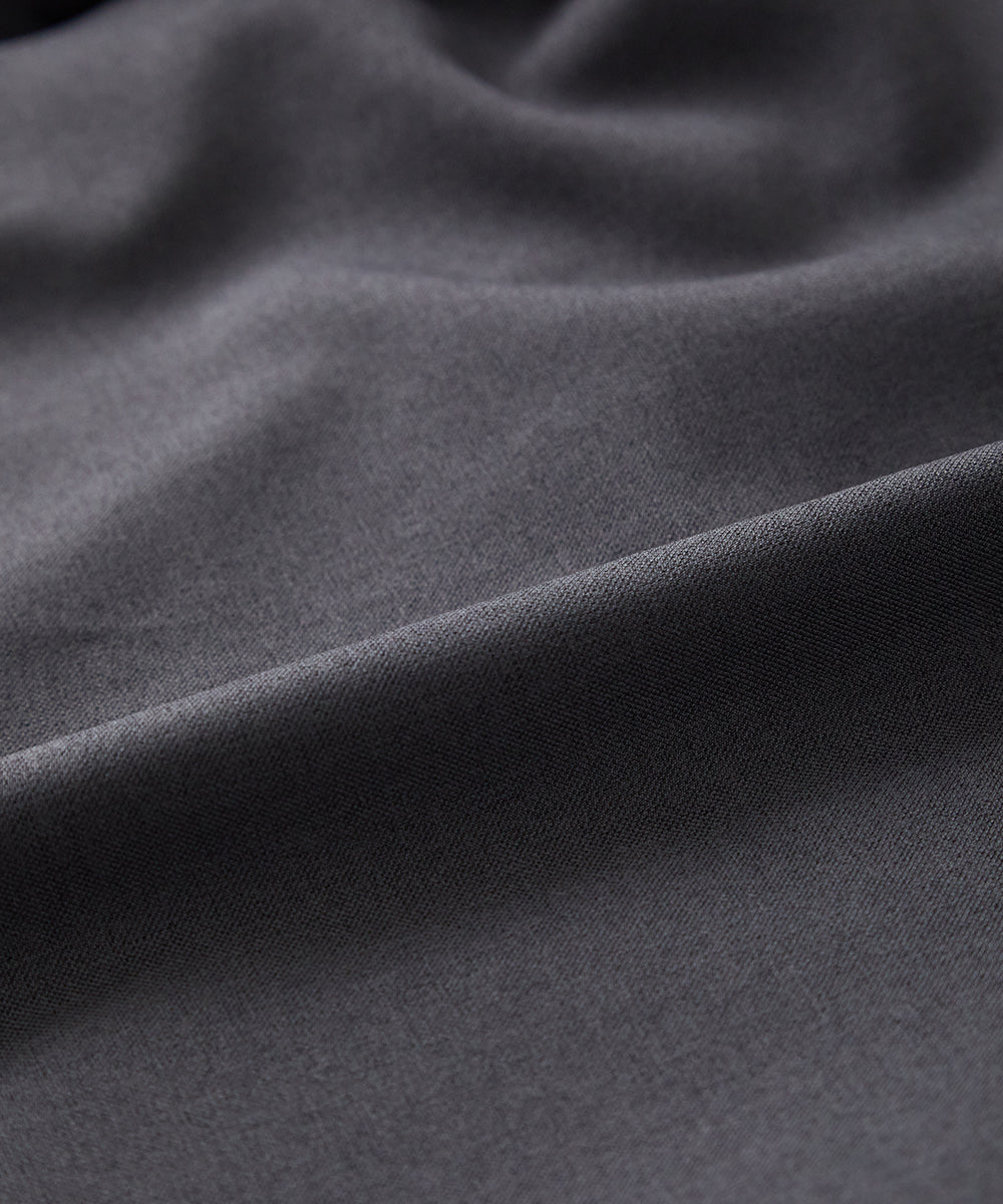 ノーカラージャケットセットアップ(裏地ストライプ)