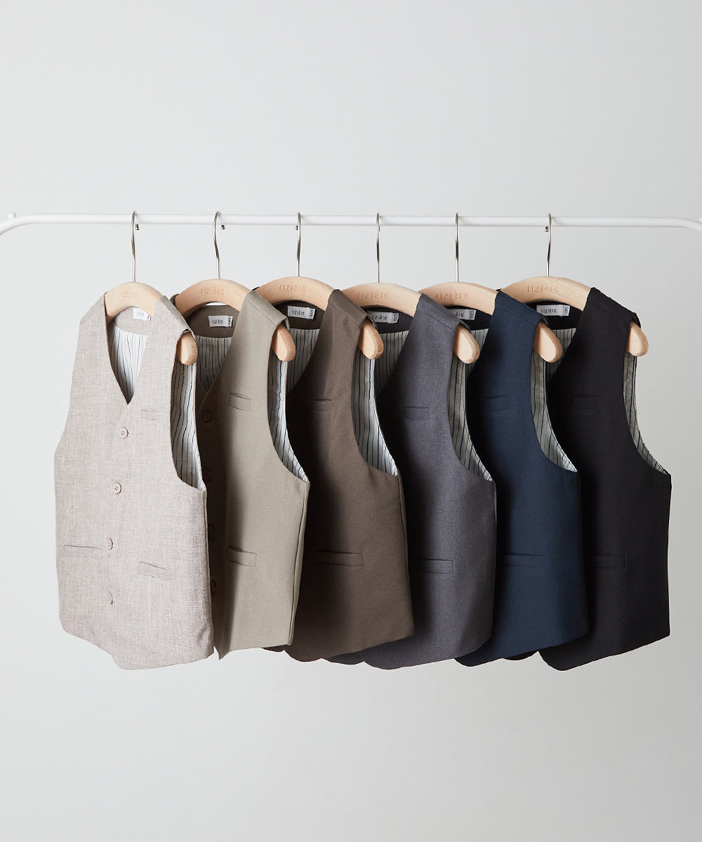 フォーマルベスト(裏地ストライプ)