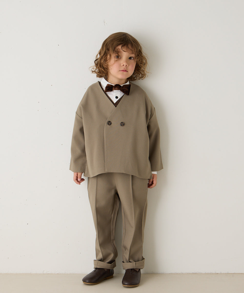 ベルベット蝶ネクタイ(ボタン取り外しシャツ対応)