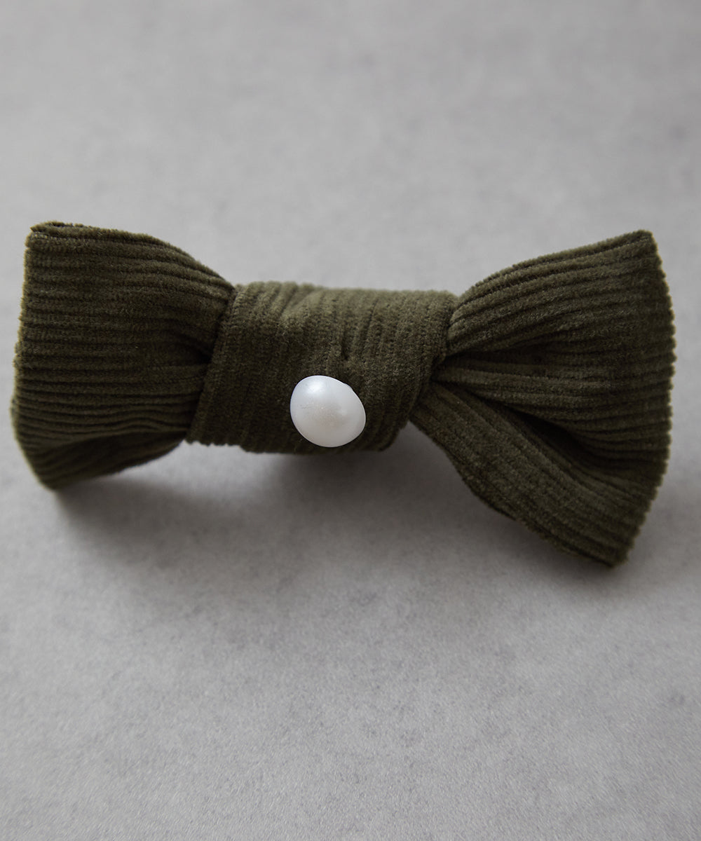 コーデュロイ蝶ネクタイ(ボタン取り外しシャツ対応)