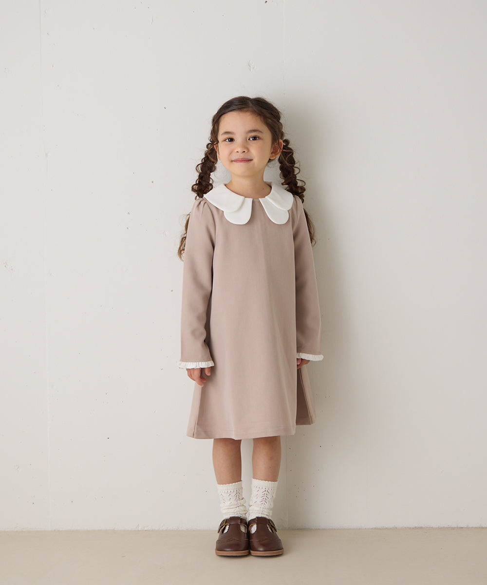 【リンクコーデ】ダブルカラーセレモニーワンピース