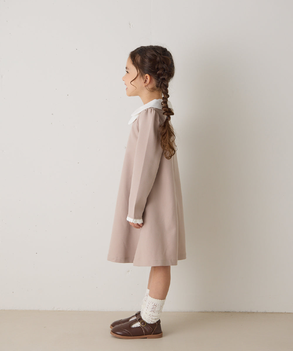 【リンクコーデ】ダブルカラーセレモニーワンピース