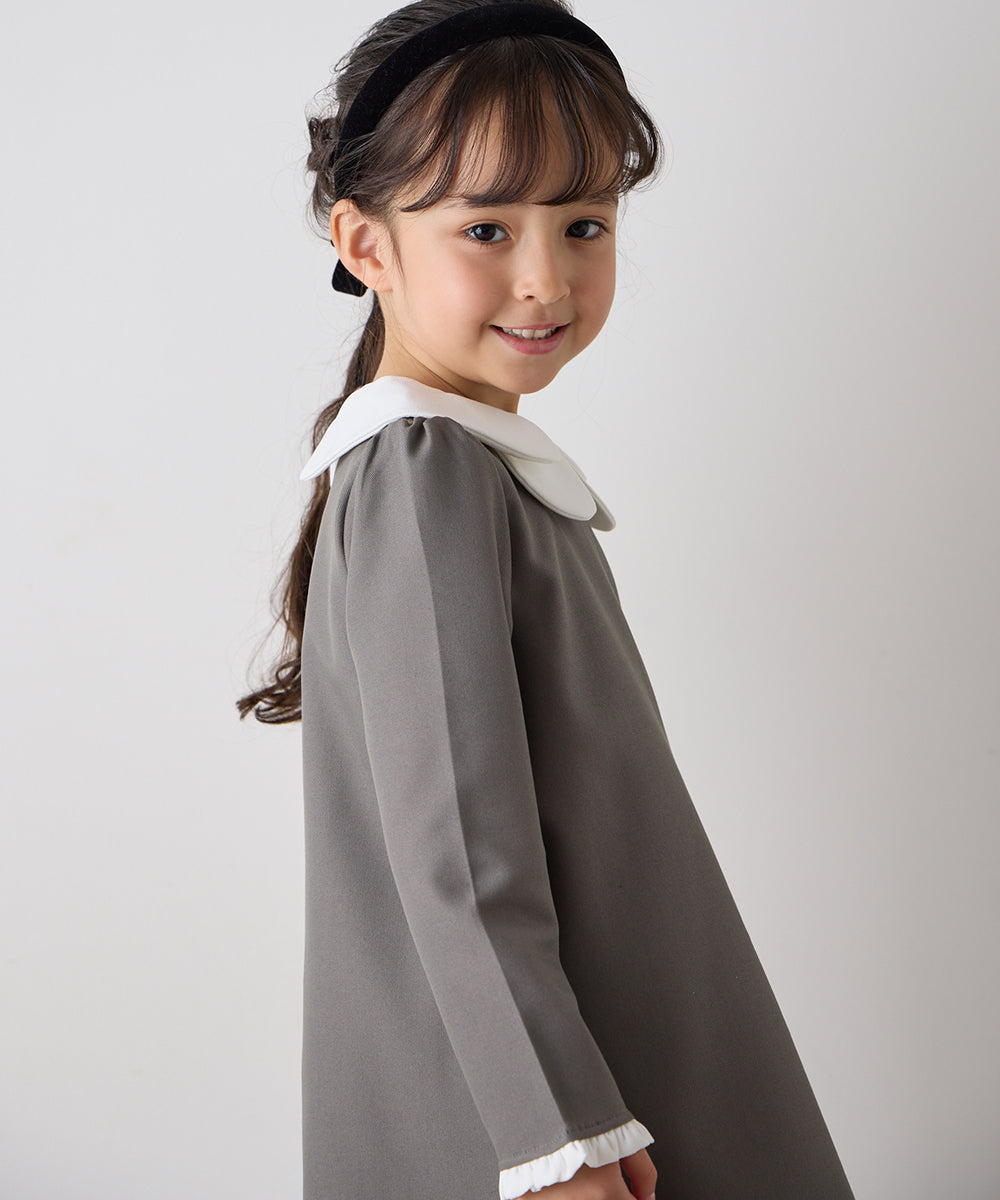 【リンクコーデ】ダブルカラーセレモニーワンピース