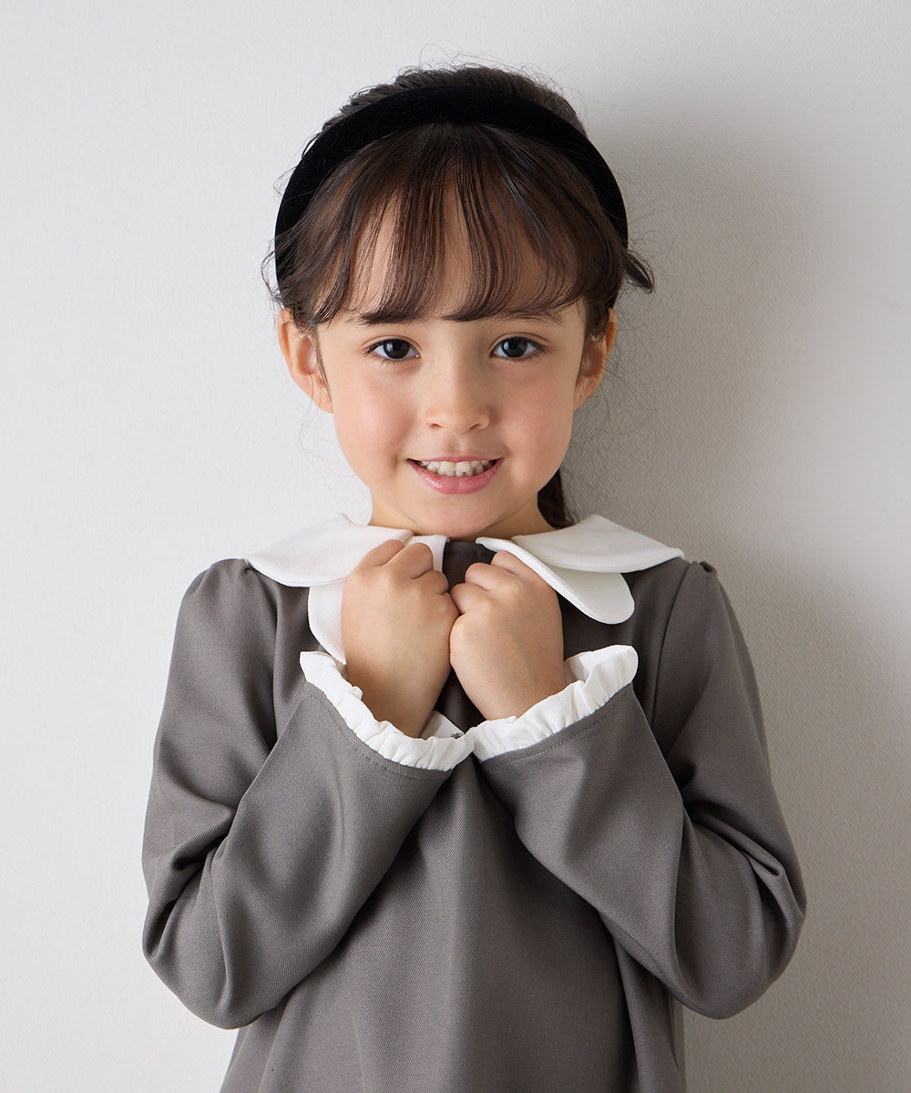 【リンクコーデ】ダブルカラーセレモニーワンピース