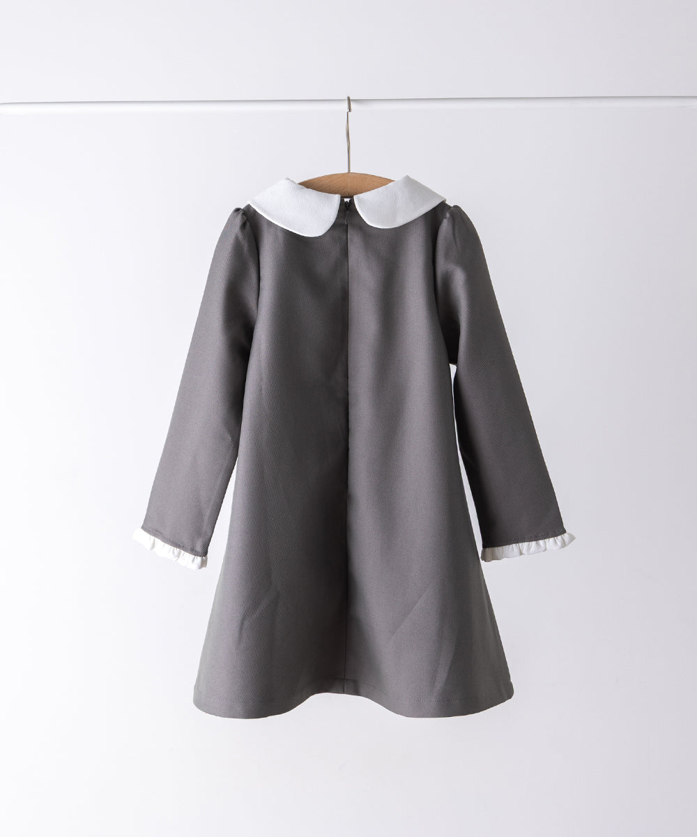 【リンクコーデ】ダブルカラーセレモニーワンピース