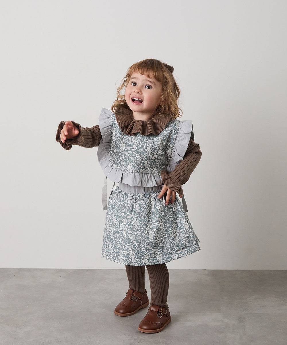 フリルカラーニットプルオーバー