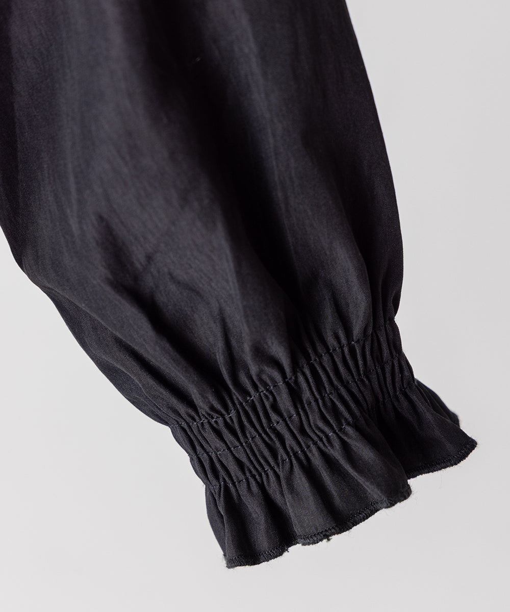 シャーリングギャザーライトブルゾン