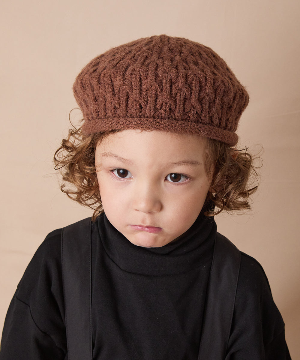 ロールアップニット帽