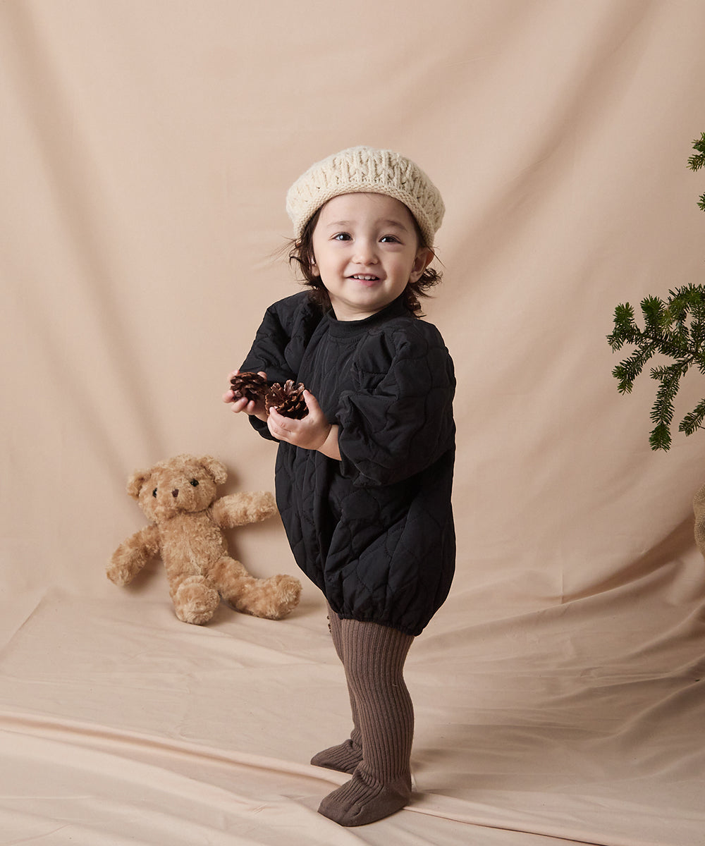 ロールアップニット帽