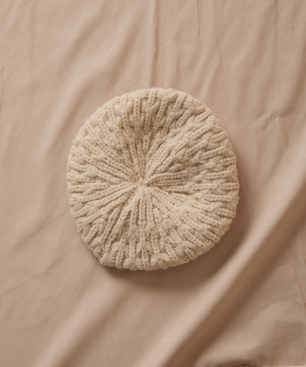 ロールアップニット帽