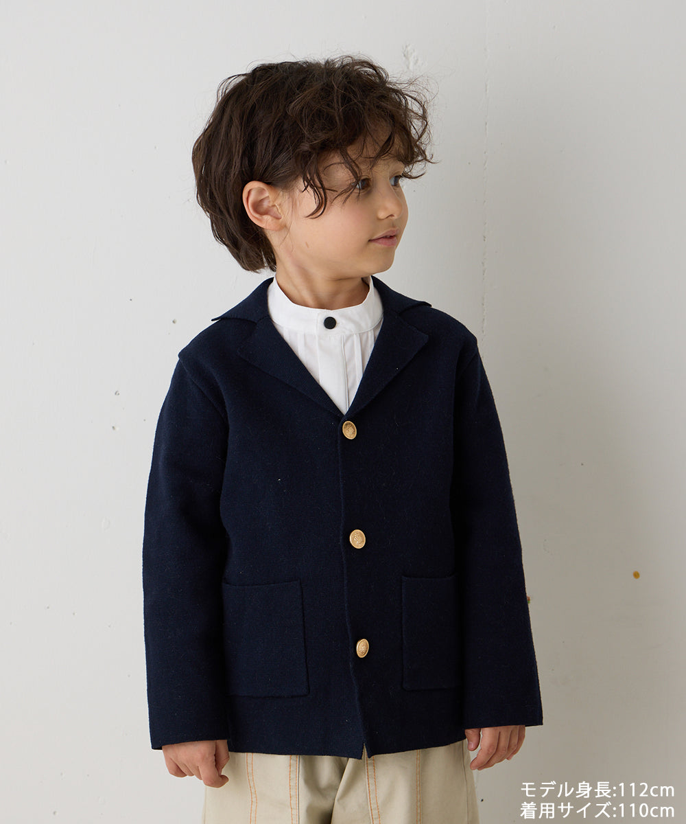 ミラノリブニットブレザー