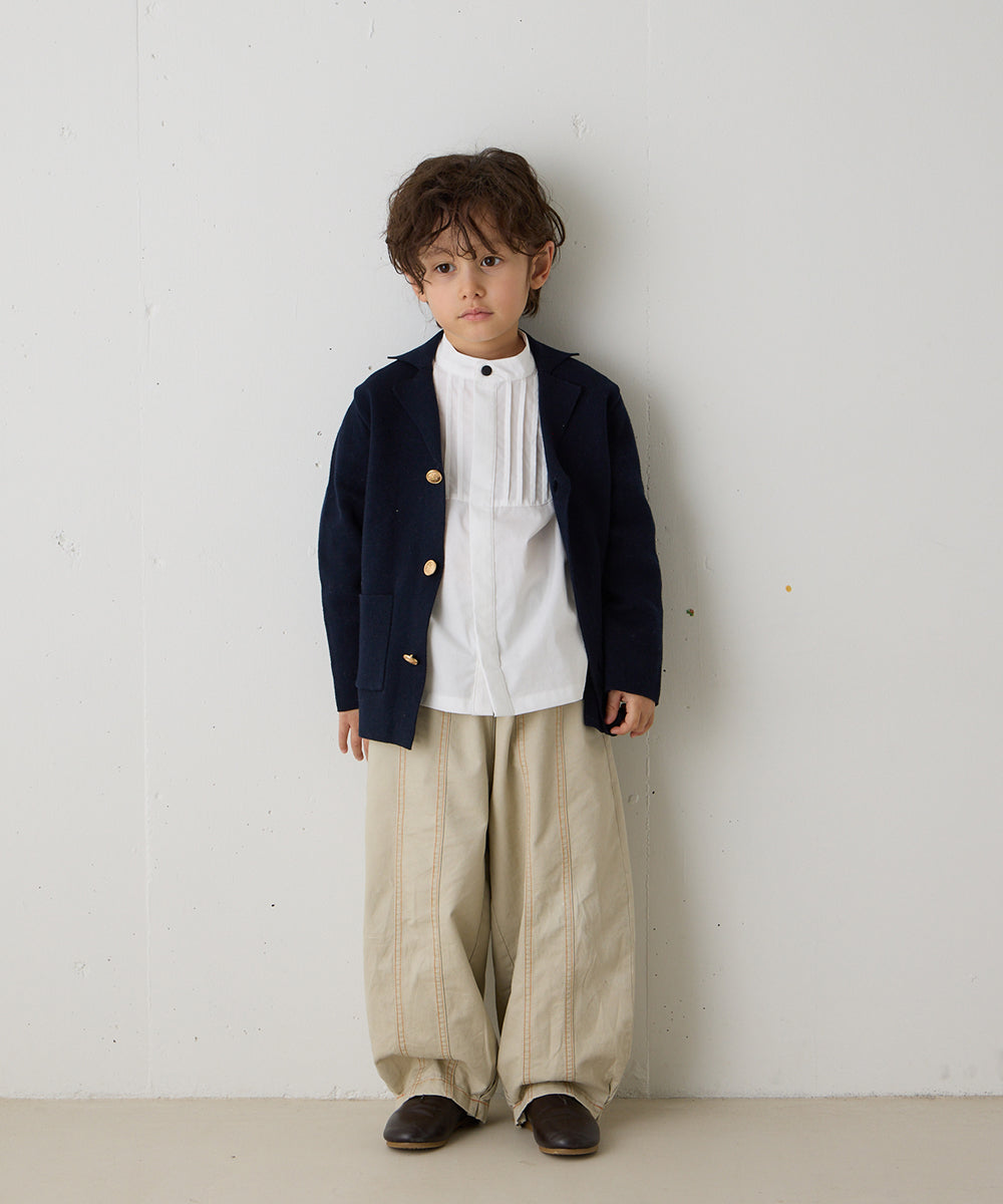 ミラノリブニットブレザー