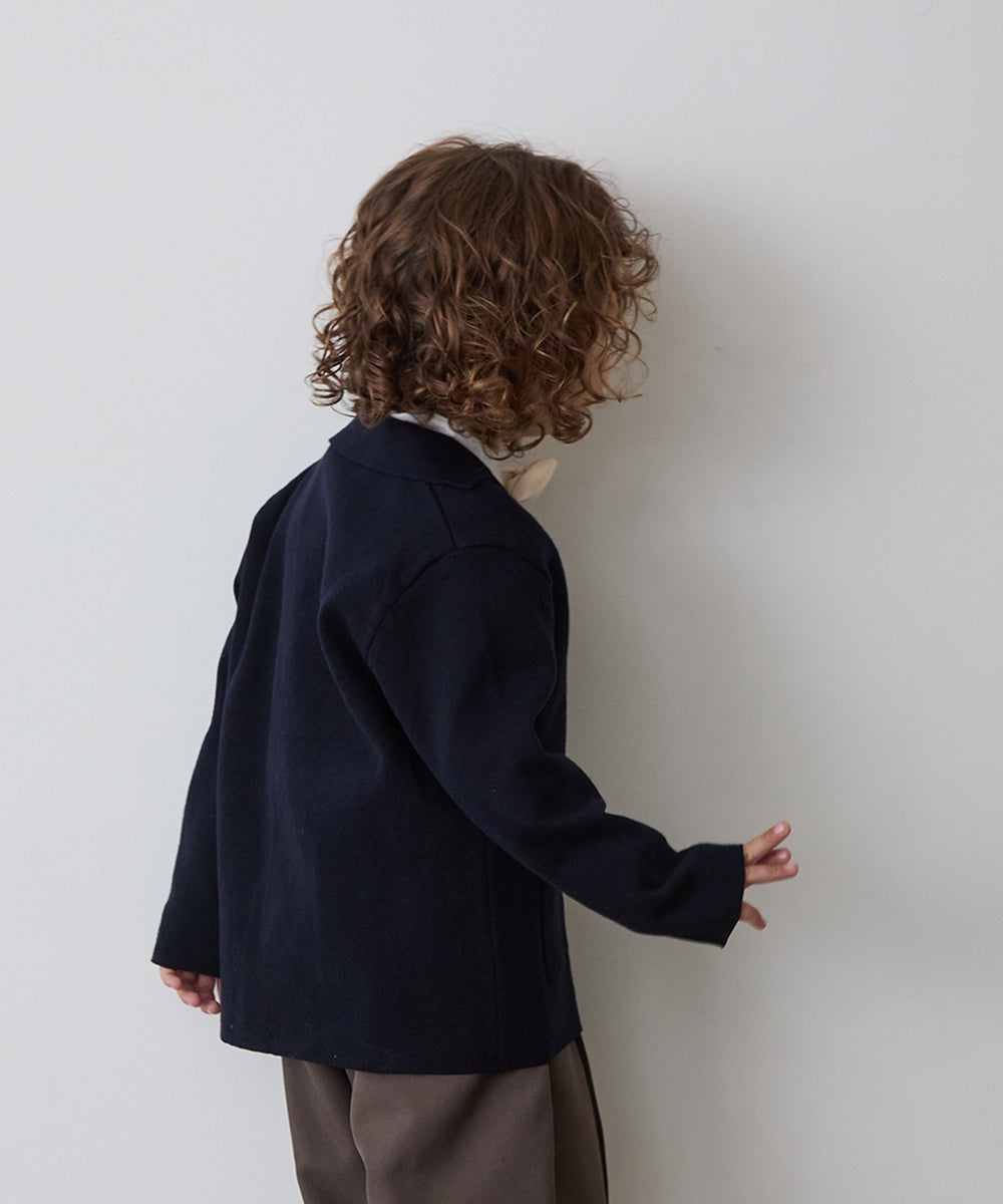 ミラノリブニットブレザー