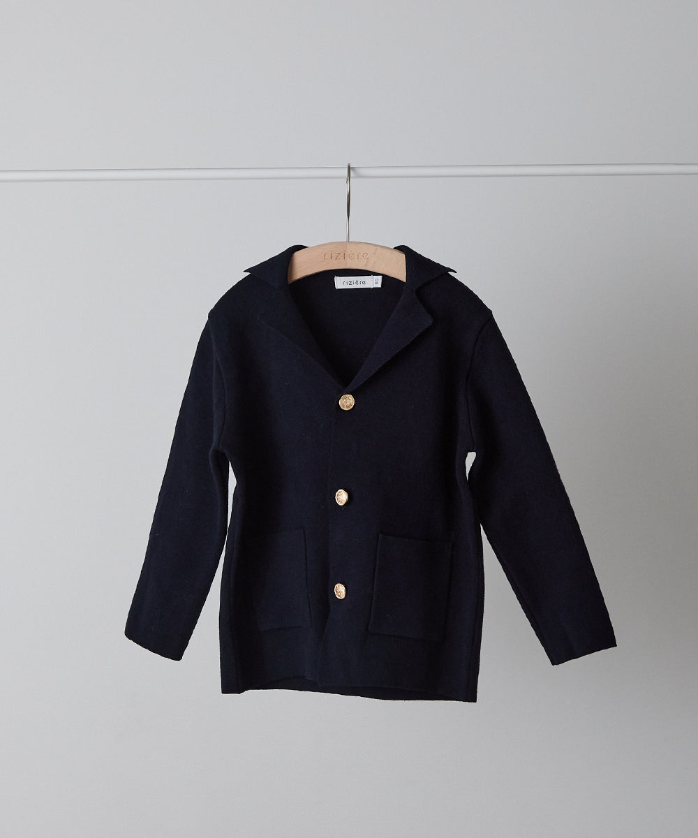 ミラノリブニットブレザー