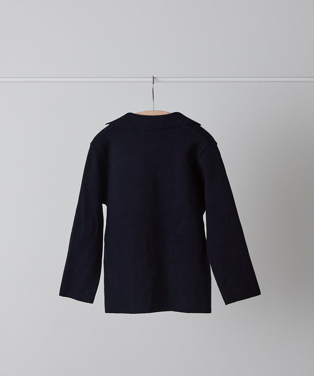 ミラノリブニットブレザー