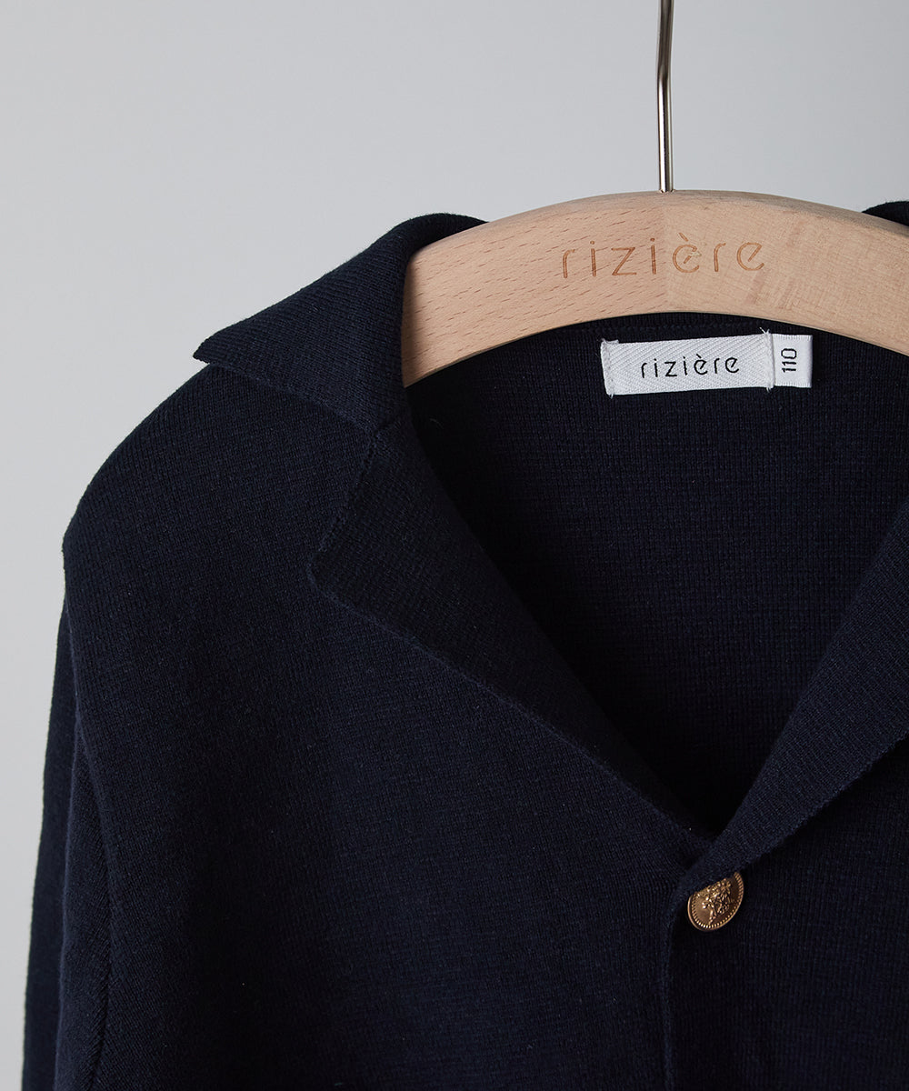 ミラノリブニットブレザー