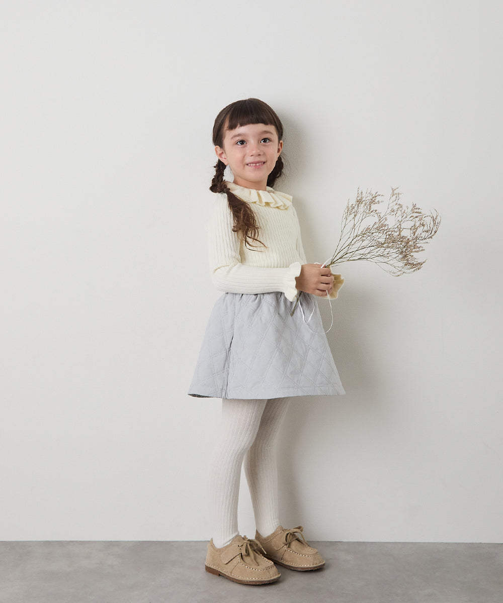 フリルカラーニットプルオーバー