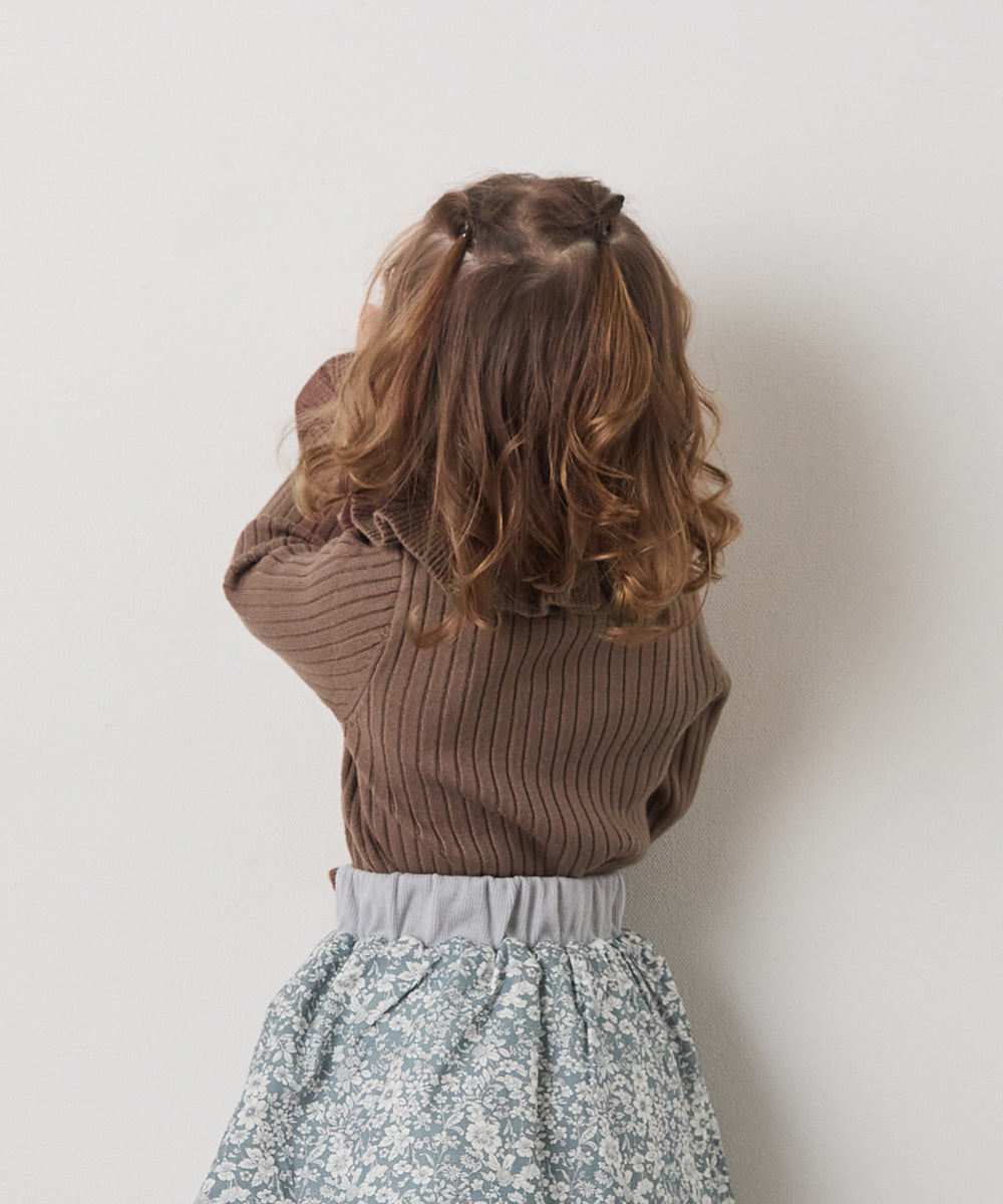 フリルカラーニットプルオーバー