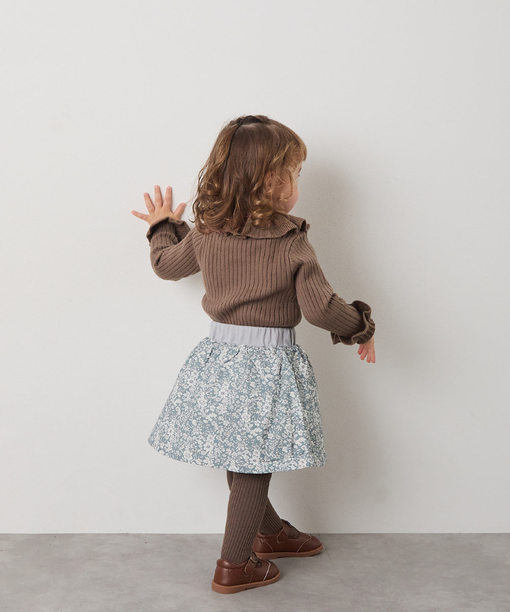 フリルカラーニットプルオーバー