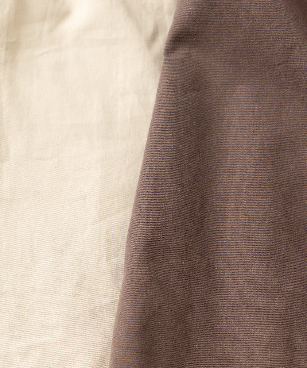 ダブルボタンフリルカラーワンピースコート