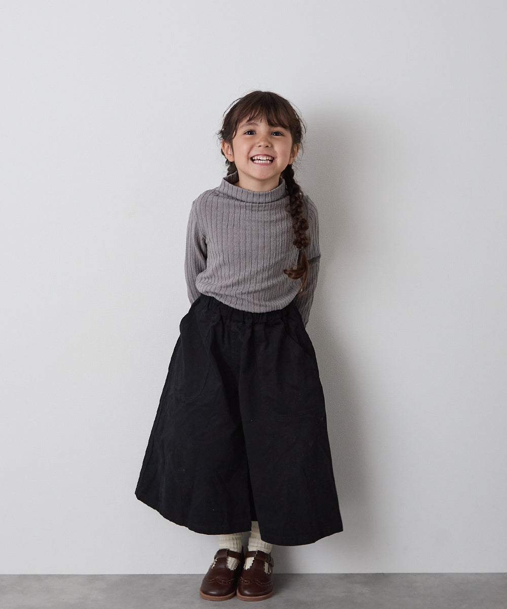 ジャガード柄シームレスハイネックプルオーバー