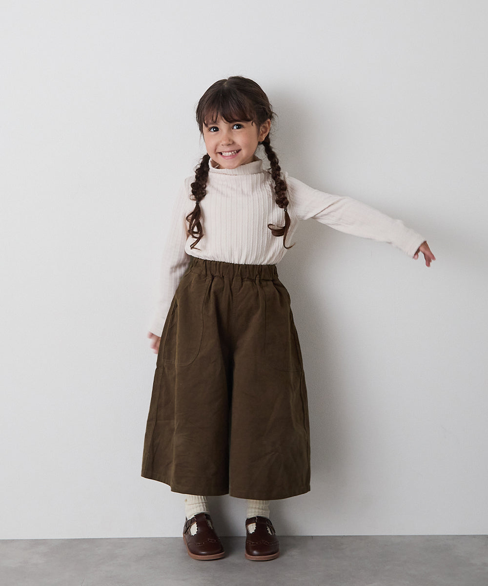 ジャガード柄シームレスハイネックプルオーバー