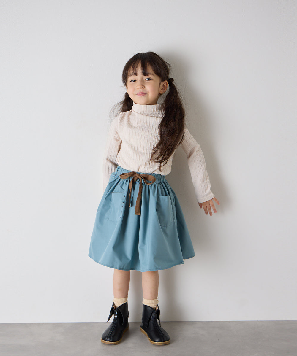 ジャガード柄シームレスハイネックプルオーバー