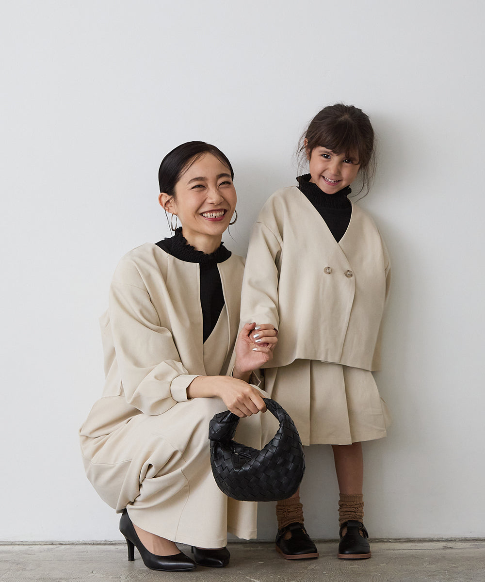 シャーリングカラープルオーバー(MOMとお揃い)