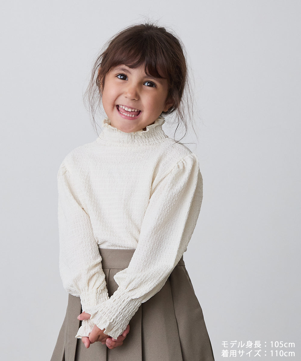 シャーリングカラープルオーバー(MOMとお揃い)