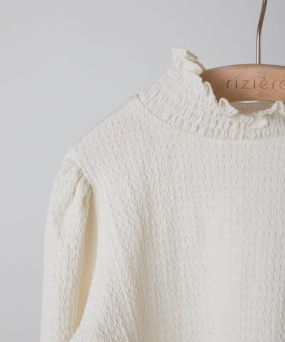 シャーリングカラープルオーバー(MOMとお揃い)