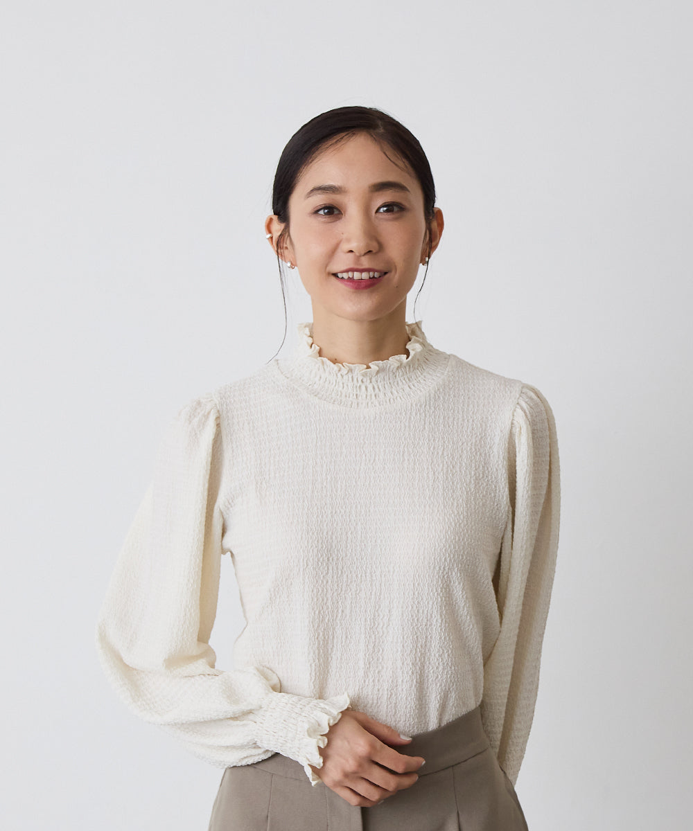 MOM:シャーリングカラープルオーバー(KIDSとお揃い)