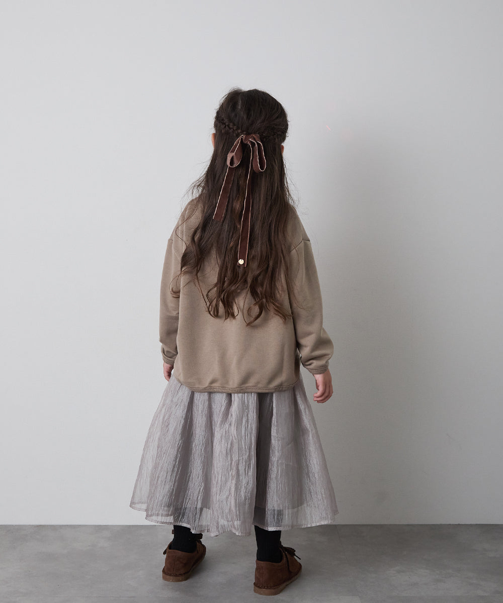 ロゴプリントミニ裏毛プルオーバー