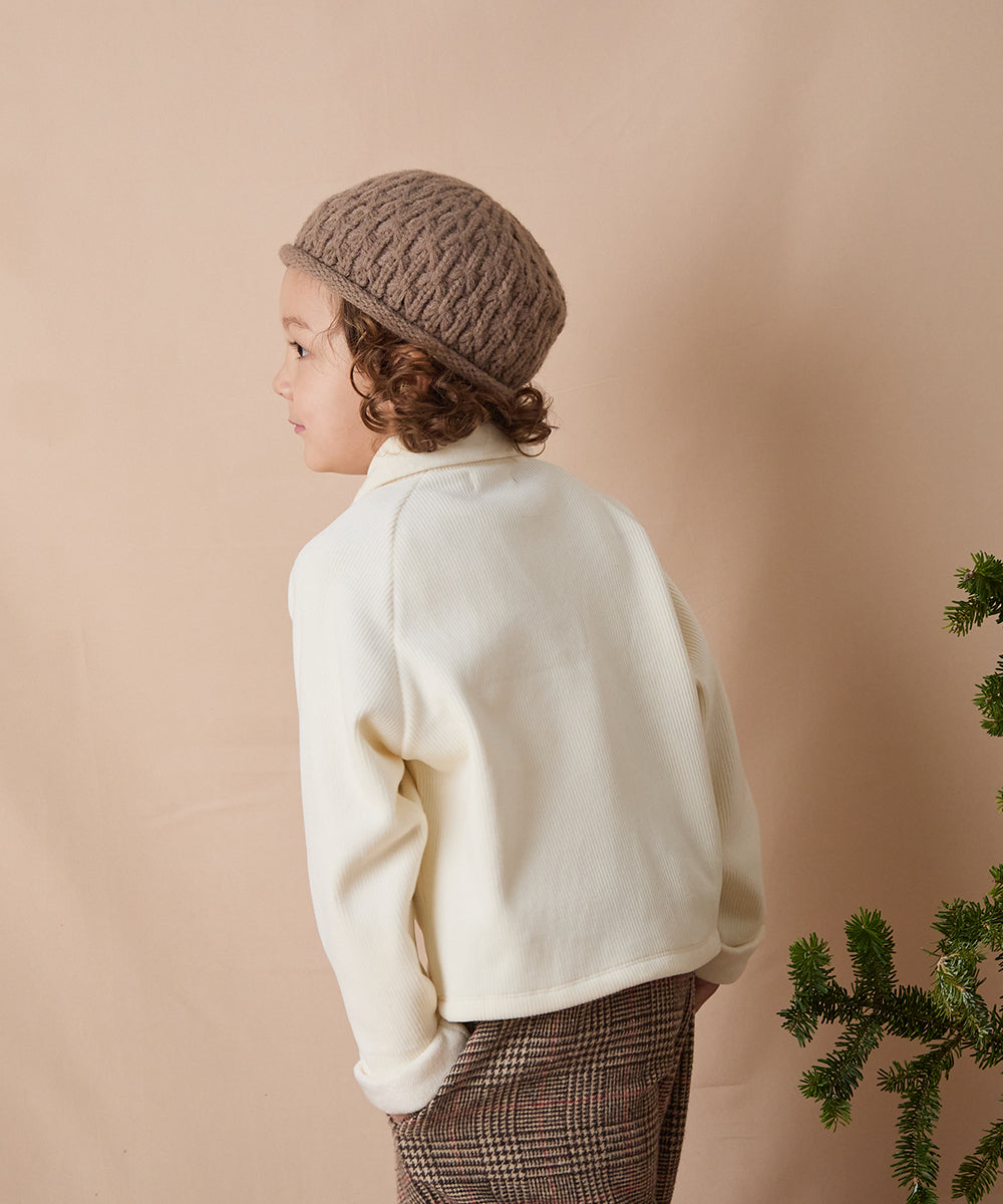 ふんわりあったかポロシャツ