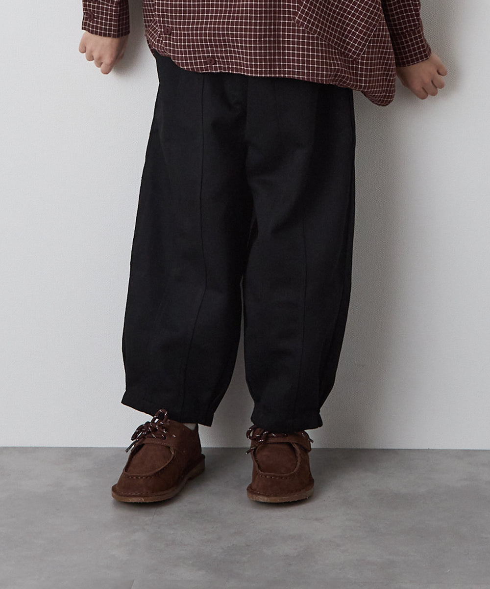 ピュアコットンセンターダブルシームバルーンパンツ