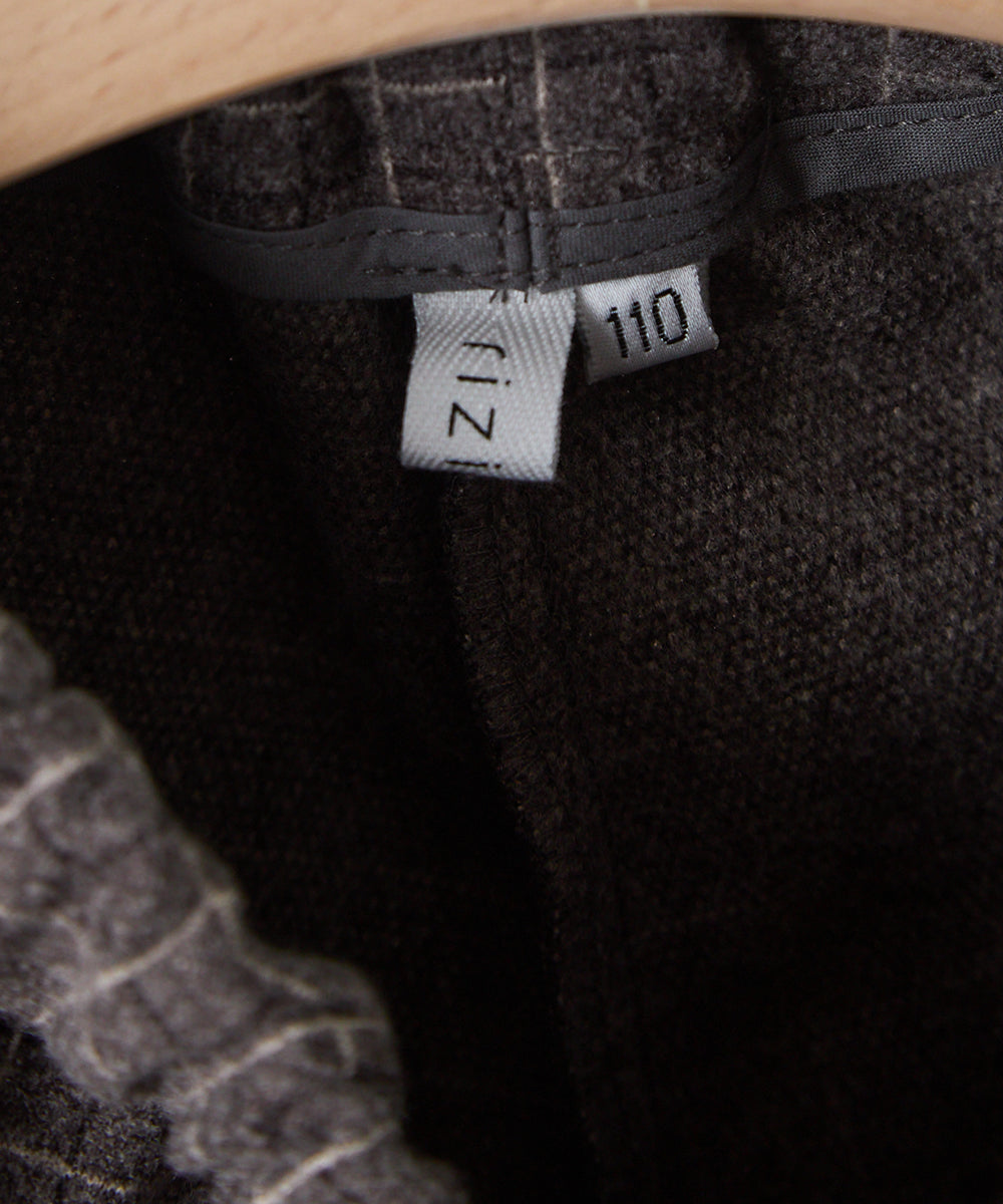 チェック柄ストレートパンツ