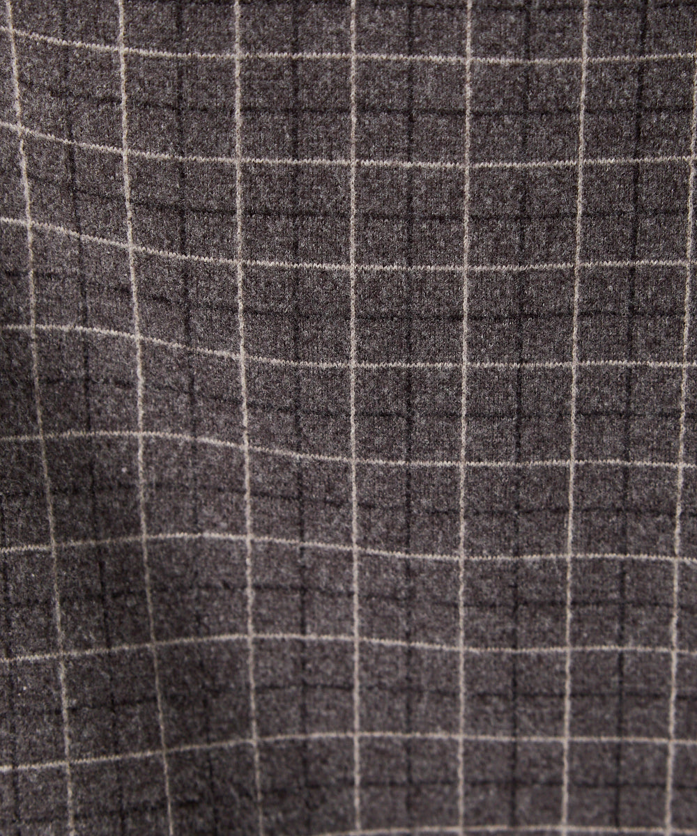 チェック柄ストレートパンツ