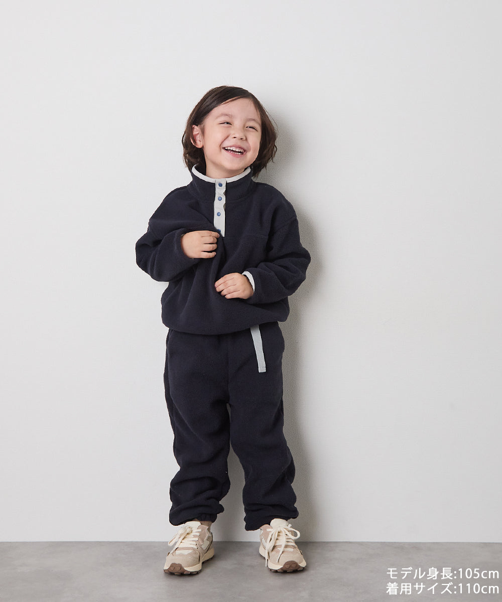 バイカラーフリースパンツ