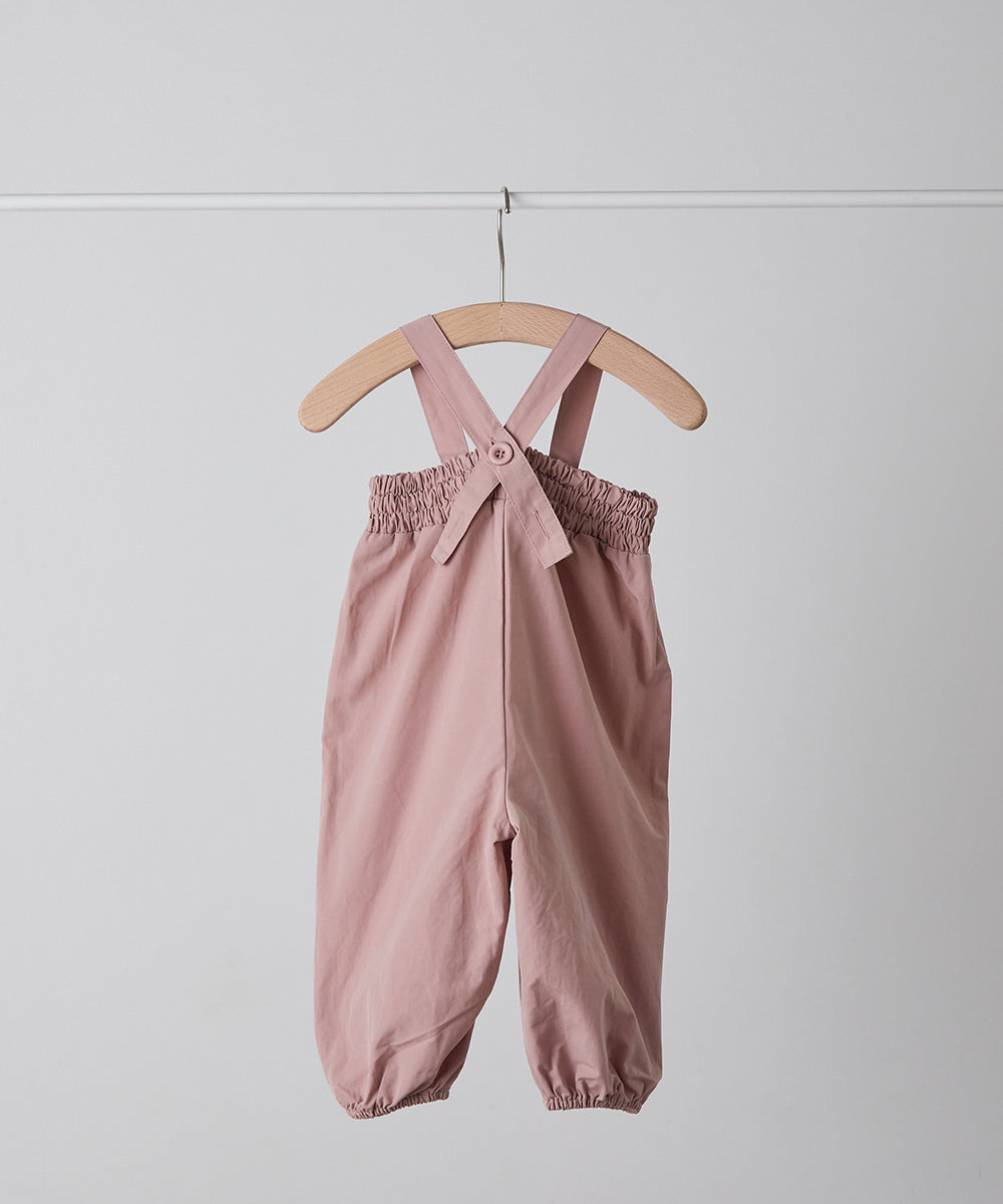 撥水シャーリングベビーロンパース(収納袋付き)