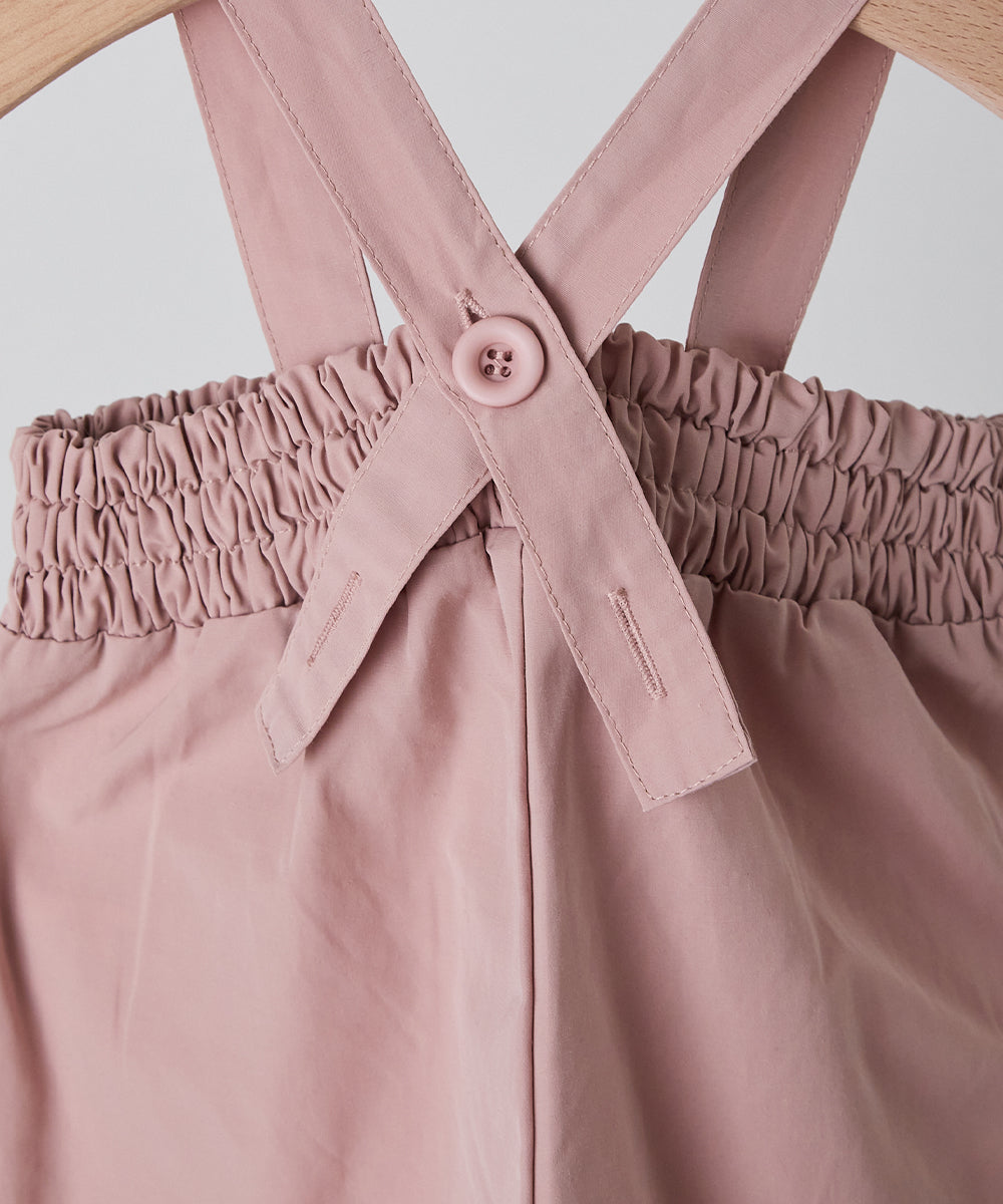 撥水シャーリングベビーロンパース(収納袋付き)